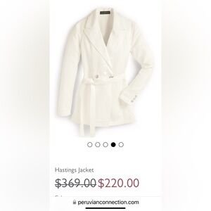 Peruvian Connection White Hastings Jacket